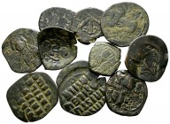 Lot of ca. 10 Byzantine bronze coins / SOLD AS SEEN, NO RETURN!very fine