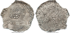 Grand Principality of Kiev. Vladimir I, the Great Srebrennik ND (AD 900-1100) XF40 (Chipped) ANACS, S&S-Type I, 26-38. 24mm. Showcasing a noteworthy o...