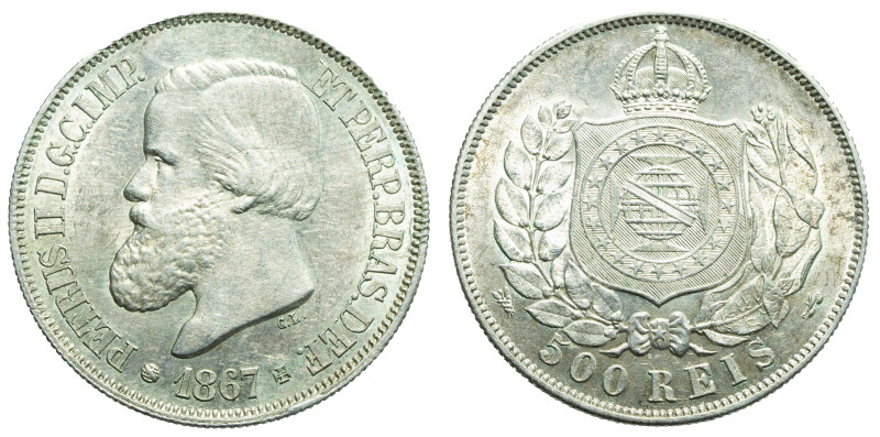 BRASIL - Kingdom

Peter IInd (1831 - 1889)

500 Reis

OBSERVE : PETRUS II ...