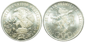 MEXICO - Republic

Mexico - Republic (1823 - date)

25 Pesos - Olympic Games

OBVERSE : ESTADOS UNIDOS MEXICANOS / Eagle eating snake on coat of...