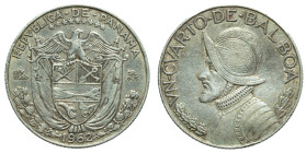PANAMA - Republic

Panama - Republic (1903 - date)

1/4 Balboa

OBVERSE : REPVBLICA - DE - PANAMA / Panamanian coat of arms with 9 stars above -...