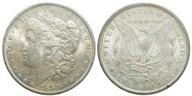 UNITED STATES OF AMERICA - Republic

USA - Federal Republic (1776 - date)

1 Dollar - Morgan

OBVERSE : E · PLURIBUS · UNUM / Laureate head of L...