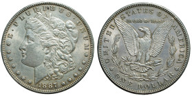 UNITED STATES OF AMERICA - Republic

USA - Federal Republic (1776 - date)

1 Dollar - Morgan

OBVERSE : E · PLURIBUS · UNUM / Laureate head of L...