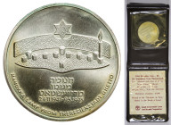 ISRAEL - Republic

Israel - Republic (1948 - date)

1 Sheqel - Hanukkiya from Theresienstadt - in original packaging (high condition)

OBVERSE :...