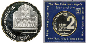 ISRAEL - Republic

Israel - Republic (1948 - date)

2 New Sheqalim - Hanukkiya from Algeria - in original packaging (good condition)

OBVERSE : ...