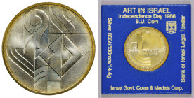 ISRAEL - Republic

Israel - Republic (1948 - date)

1 New Sheqel - XXXVIIIth Anniv. of Indipendence - in original packaging (plastic damaged)

O...