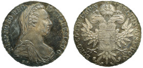 AUSTRIA - Empire

Maria Theresa (1740 - 1780)

Thaler - modern reprint

OBVERSE : M · THERESIA · D · G · - R · IMP · HU · BO · REG · // Bust of ...