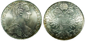 AUSTRIA - Empire

Maria Theresa (1740 - 1780)

Thaler - modern reprint

OBVERSE : M · THERESIA · D · G · - R · IMP · HU · BO · REG · // Bust of ...