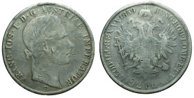 AUSTRIA - Empire

Francis Joseph Ist (1848 - 1916)

2 Florins 

OBVERSE : FRANC.IOS.I.D.G.AVSTRIAE.IMPERATOR / Laureate head of F. J. Ist right...