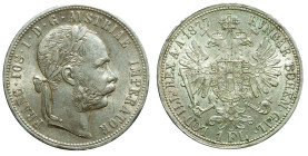 AUSTRIA - Empire

Francis Joseph Ist (1848 - 1916)

1 Florin

OBVERSE : FRANC.IOS.I.D.G.AVSTRIAE.IMPERATOR / Laureate head of F. J. Ist right
R...