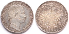 Austria. Francesco Giuseppe. 1848-1916. Fiorino 1861. Ag. Km. 2219. Peso gr. 12,28. Diametro mm. 29. SPL+.

SPL+