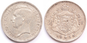 Belgio. Alberto. 1909-1934. 20 Franchi 1934. Ag. KM# 104. Peso gr. 10,88. Diametro mm. 28. BB+.

BB+