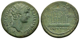ΒΙΤΗΥΝΙΑ. Koinon of Bithynia. Hadrian.(117-138). Ae.

Obv : ΑΥΤ ΚΑΙС ΤΡΑΙ ΑΔΡΙΑΝΟС СЄΒ.
Radiate head right.

Rev : ΚΟΙ - ΝΟΝ / ΒЄΙΘΥΝΙΑС.
Octast...