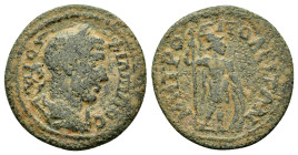 IONIA. Metropolis.Philip I The Arab. the Arab (244-249). Ae. 

Obv : ΑΥΤ Κ Μ ΙΟΥ ΦΙΛΙΠΠΟϹ; laureate, draped and cuirassed bust of Philip I The Arab.I,...
