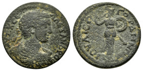 LYDIA. Julia Gordus. Severus Alexander.(222-235).Ae.

Obv : ΑΥΤ Κ ϹΕ ΑΛΕΞΑΝΔΡΟϹ.
Laureate, draped and cuirassed bust of Severus Alexander, right, seen...