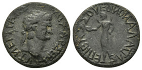 GALATIA. Koinon of Galatia. Trajan.(98-117). Ae. 

Obv : AVTO NEΡ TΡAIANOΣ KAIΣAΡ ΣEBAΣTOΣ ΓE.
Laureate head right.

Rev : KOINON ΓΑΛΑΤIΑΣ EΠΙ ΠΟΜΠΩNI...