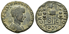 PISIDIA. Antiochia. Gordian III.(238-244). Ae.

Obv : IMP CAES M ANT GORDIANVS AV.
Radiate, draped and cuirassed bust right.

Rev : CAES ANTIOCH COL /...