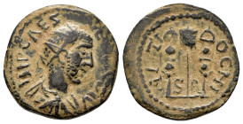 PISIDIA. Antiochia. Claudius II Gothicus.(268-270). Ae.

Obv : IMP CAES M AVP CLAVDIV.
Radiate, draped and cuirassed bust right.

Rev : ANTIOCHI / SR....