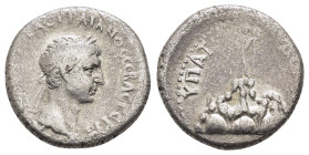 CAPPADOCIA.Caesarea.Trajan .(98-117 AD).Didrachm.

Obv : ΑΥΤ ΚΑΙ ΝΕΡΟΥΑϹ ΤΡΑΙΑΝΟϹ ϹΕΒΑϹ ΓΕΡΜ.
Laureate head right.

Rev : ΥΠΑΤ ΔΕΥΤ.
Mount Argaeus: on...