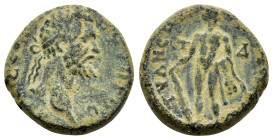 CAPPADOCIA. Tyana. Septimius Severus.(193-211). Ae. 

Obv : AY K Λ CEΠ CEOYHPOC.
Laureate head right.

Rev : TYANEΩN T Π T IEP ACY K ET Δ.
Herakles st...