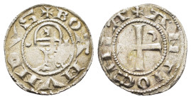 CRUSADERS.Antioch.Bohemund III.(1163-1201).BI Denier.

Obv : +BOAMVNDVS.
Profile bust with crescent left and star right.

Rev : +ANTIOCHIA.
Small cros...