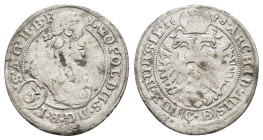 HOLY ROMAN EMPIRE. Leopold I.(1657-1705). 3 Kreuzer (1698-CB). Brieg.

Obv : LEOPOLDVS D G R I S A G H B R.
Laureate, draped and armored bust right.

...