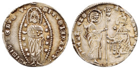 ISLAMIC. Beyliks of Western Asia Minor. After 1348. Debased GOLD Ducat. Imitating the Venetian ducats of Andrea Dandolo, (1344-1354).

Obv : AZDR DAND...