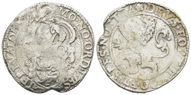 NETHERLANDS. Westfriesland. Lion Dollar or Leeuwendaalder.

Obv : MO NO ORD WESTFRI VALOR HOL.
Knight standing left, head right, holding up garnished ...