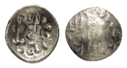 SOUTHERN ARABIA.Himyar.aMDaN BaYiN With monogram HDhR.

Condition : Good very fine.

Material : Silver.
Axis : 12h.

Weight : 0.35 gr.
Diamete...