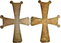 ANCIENT BYZANTINE EMPIRE.Bronze Cross.(8th-10th century).Ae.

Condition : Good very fine.

Material : Bronze.

Weight : 142.00 gr.
Diameter : 1...