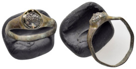 ANCIENT BYZANTINE BRONZE RING.(10th-11th century).Ae.

Condition : Good very fine.

Material : Bronze.

Weight : 1.71 gr.
Diameter : 19 mm.