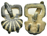 ANCIENT BYZANTINE BRONZE BELT BUCKLE. (8th – 11th century AD).Ae.

Condition : Good very fine.

Material : Bronze.

Weight : 4.55 gr.
Diameter : 22 mm...