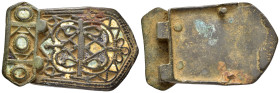 ANCIENT BYZANTINE BRONZE BELT BUCKLE. (8th – 11th century AD).Ae.

Condition : Good very fine.

Material : Bronze.

Weight : 27.13 gr.
Diameter : 58X3...