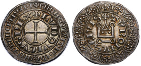 Louis IX 1226-1270
Gros tournois, AG 4.11 g. 
Ref : Dy 190, Ciani 181
Conservation : Superbe