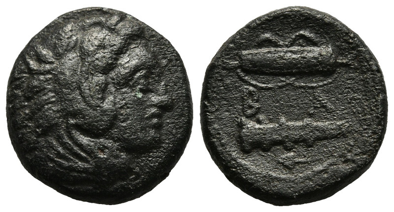 KINGS OF MACEDON. Alexander III 'the Great' (336-323 BC). Ae Unit. Uncertain min...