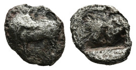 Greek Obols, Ca. 350-100 BC. AR

Condition : Good very fine.

Weight : 0.40
Diameter : 6.56