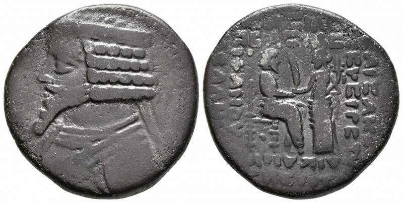 PHRAATES IV. Tetradracma. 38-32 a.C. Reyes de Parthia. Seleukeia en el Tigris. A...