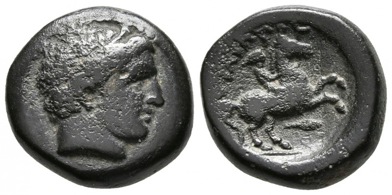 REINO DE MACEDONIA. Philipo II. Ae, Unidad. 359-336 a.C. Ceca incierta en Macedo...