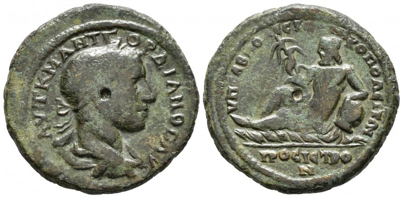 GORDIANO III. Sabinus Modestus, legatus consularis. Ae28. 238-244 d.C. Moesia in...