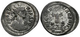 PROBO. Antoniniano. 276-282 d.C. Roma. A/ Busto radiado con coraza a derecha. PROBVS P FAVG. R/ Trofeo con dos cautivos bajo él. VICTORIA GERM, en exe...