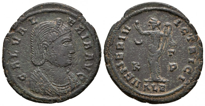 GALERIA VALERIA. Follis. 293-311 d.C. Alexandría. A/ Busto con diadema y drapead...