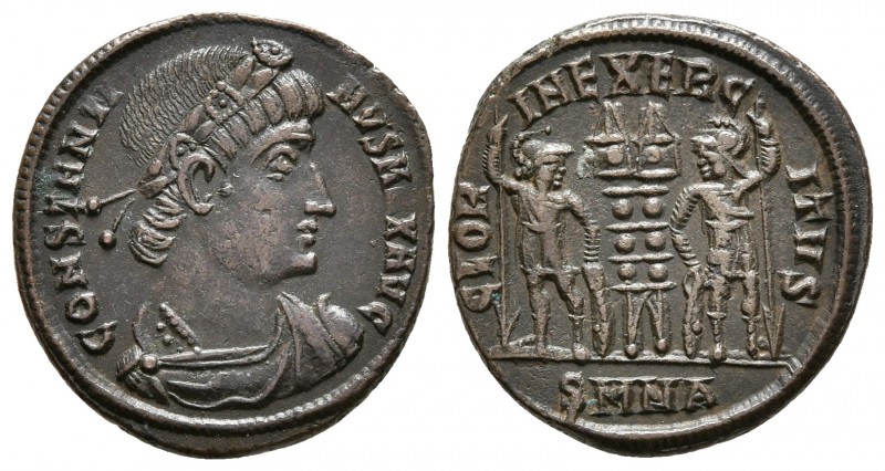 CONSTANTINO I. Follis. 330-335 d.C. Nicomedia. A/ Busto con diadema, drapeado y ...