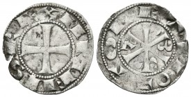 ALFONSO VI. Dinero. (1073-1109). Toledo. Mozo A6:10.2; AB. 5var. Ve. 0,94g. MBC.