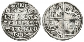 ALFONSO X. 1/4 Maravedí. (1252-1284). Sevilla. AB 225; Mozo A10:3.10. Ar. 1,07g. MBC. Muy rara.
Ex. Aureo & Calicó 293 Nº2161.