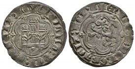 ENRIQUE III. Blanca. (1390-1406). Toledo. A/ Leyenda: + ENRICUS : DEI : GRACIA : RE. R/ Leyenda: + ENRICUS : DEI : GRACIA : REX : C. AB 603var. Ve. 2,...