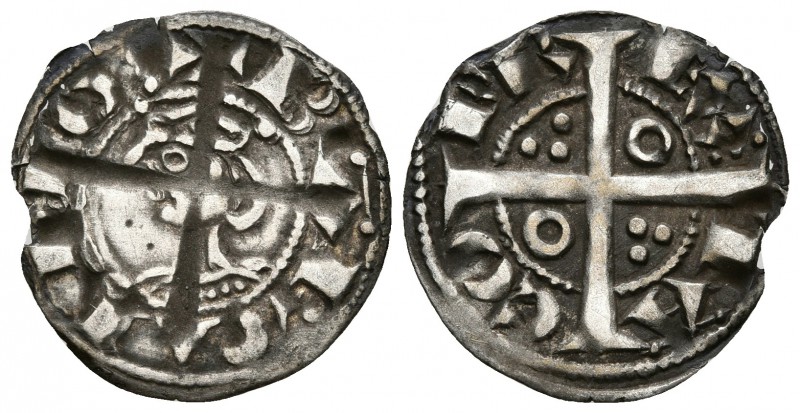 JAIME I. Dinero-Diner de tern. (1213-1276). Barcelona. Cru.V.S. 310var; Cru.C.G....