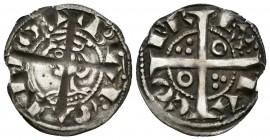 JAIME I. Dinero-Diner de tern. (1213-1276). Barcelona. Cru.V.S. 310var; Cru.C.G. 2120var. Ar. 0,51g. MBC+.