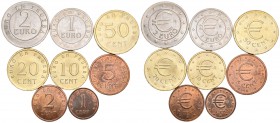 PRUEBAS DE CHURRIANA. Serie completa de Euros. EBC+/SC