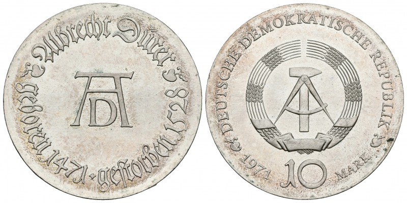 ALEMANIA. 20 Mark. 1980. Jaeger 1532. Ar. 16,97g. PROOF.