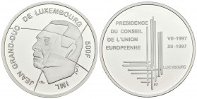 LUXEMBURGO. 500 Francs. 1997. Grand-Duchy. Km#72. Ar. 22,93g. PROOF.